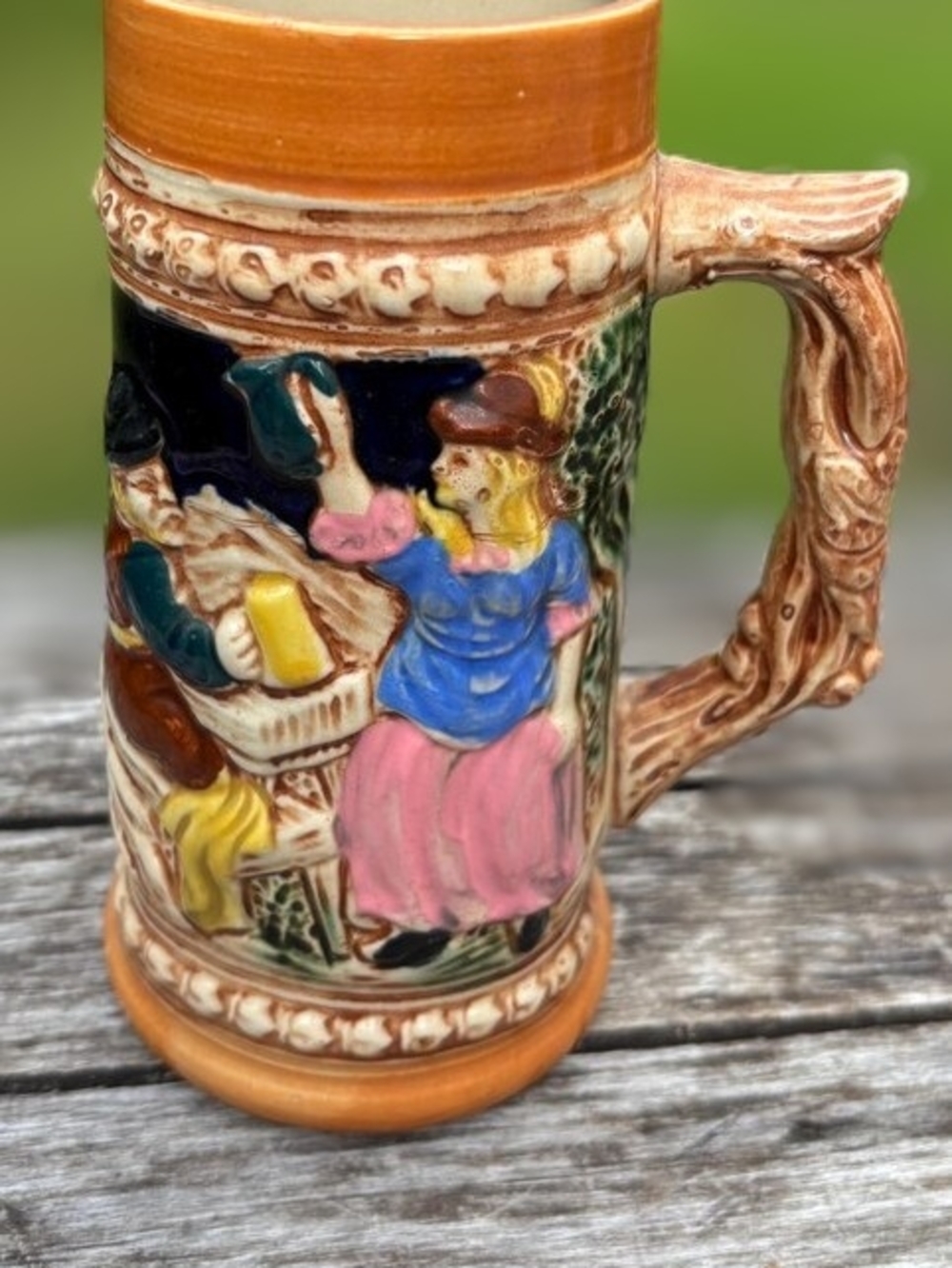 Vintage 1970s Japanese Beer Stein.